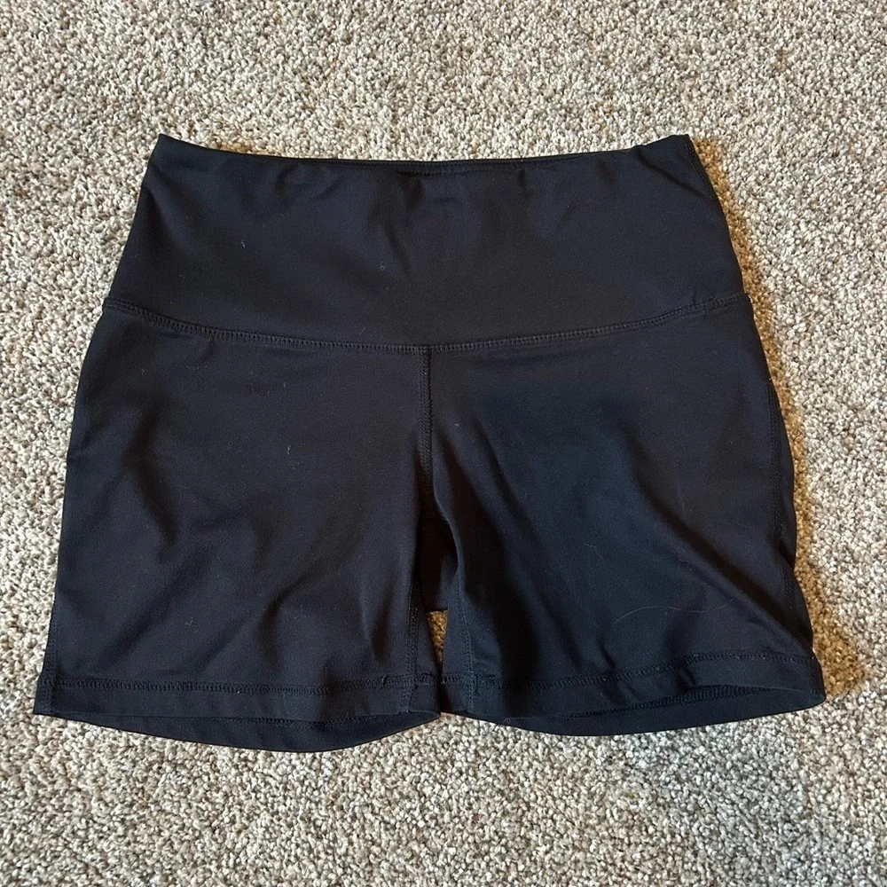 Baleaf black athletic spandex biker shorts